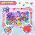 Infinno Inflatable Tummy Time Mat Premium Baby Water Play Mat for Infants and Toddlers Baby Toys for 3 to 24 Months, Strengthen Your Baby's Muscles, Portable - Image 2